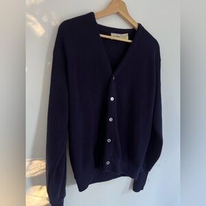 Vintage L.L. Bean Cardigan Navy